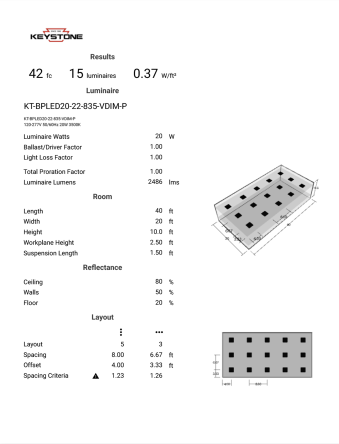 Create Indoor Lighting Layout Example