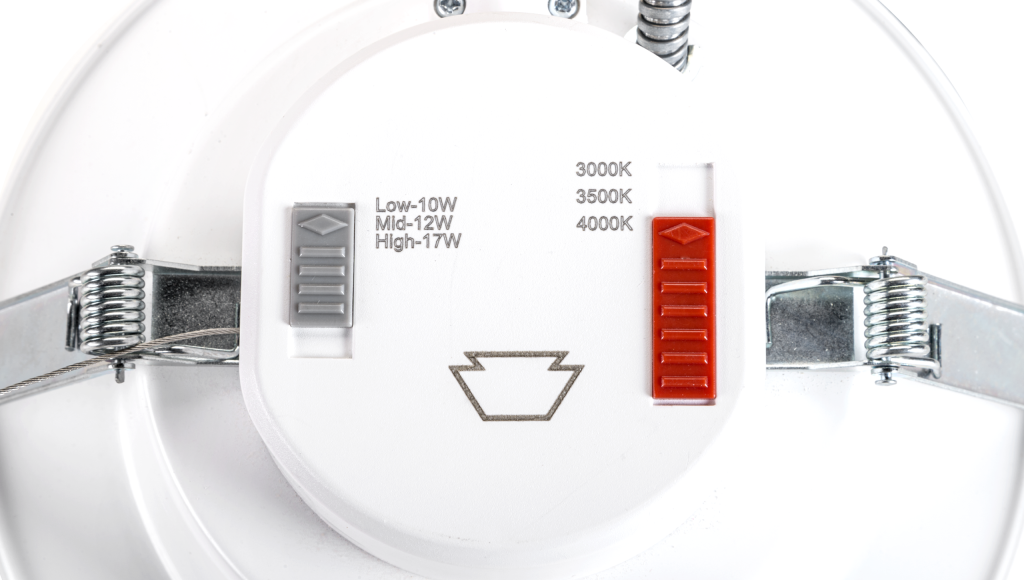 recessed emergency lighting advantaemrg power and color select