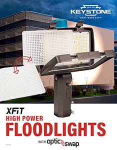 High Power Floodlights with OpticSwap