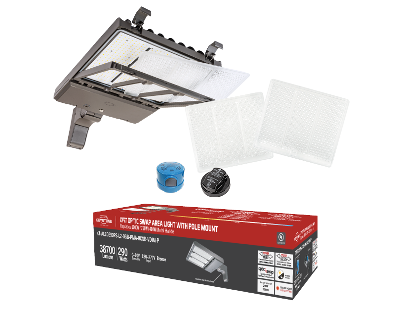 led area lighting fixtures stocking special pole mount