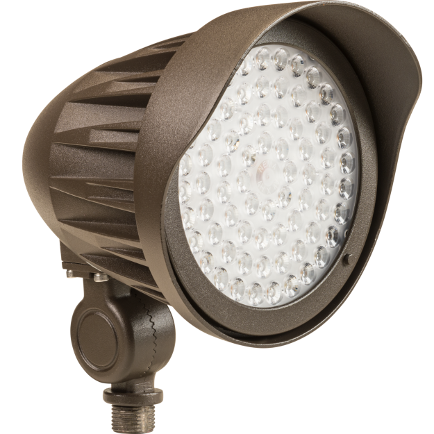 led bullet flood light bronze