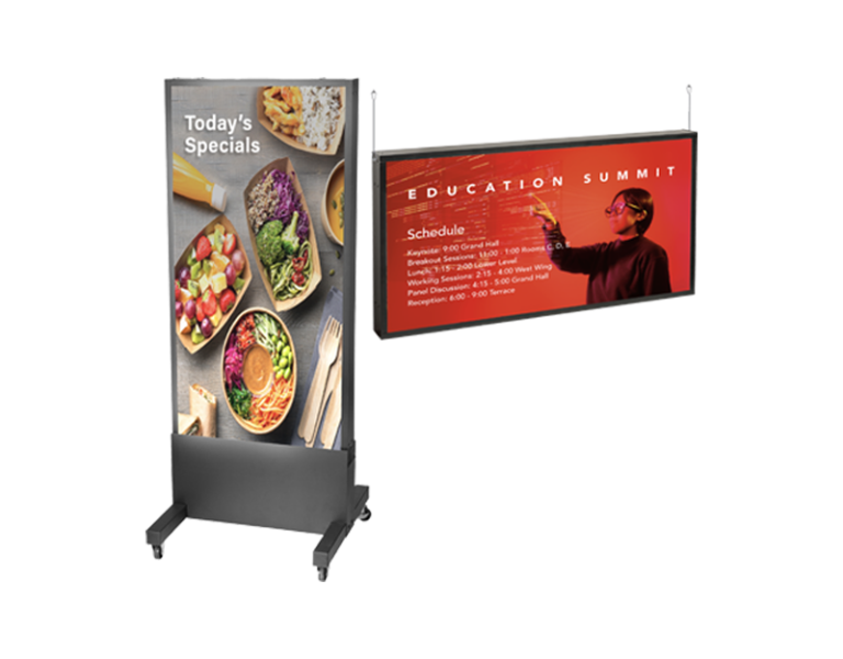 led sign cabinet sign solutions displays