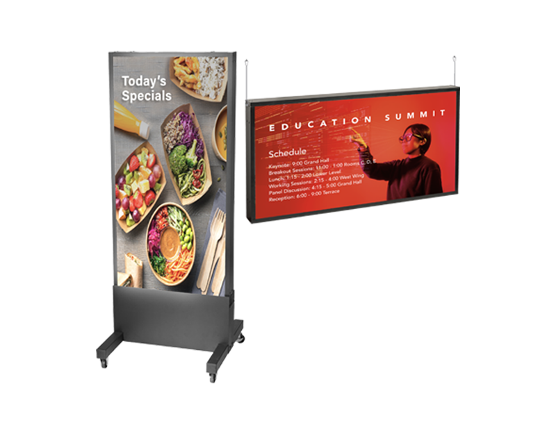 led sign cabinet sign solutions displays