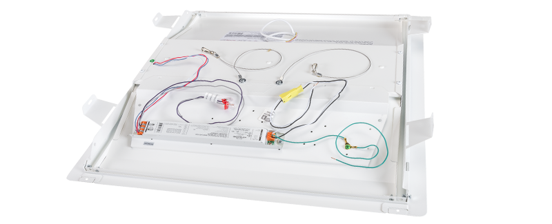 led troffer retrofit kit housing with pre-wired drivers