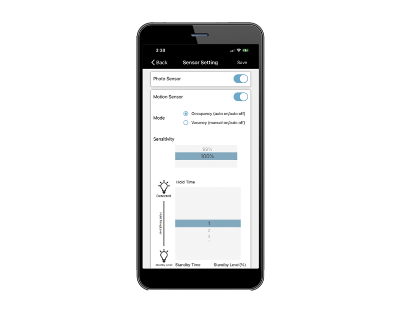 smartloop phone screen sensor settings