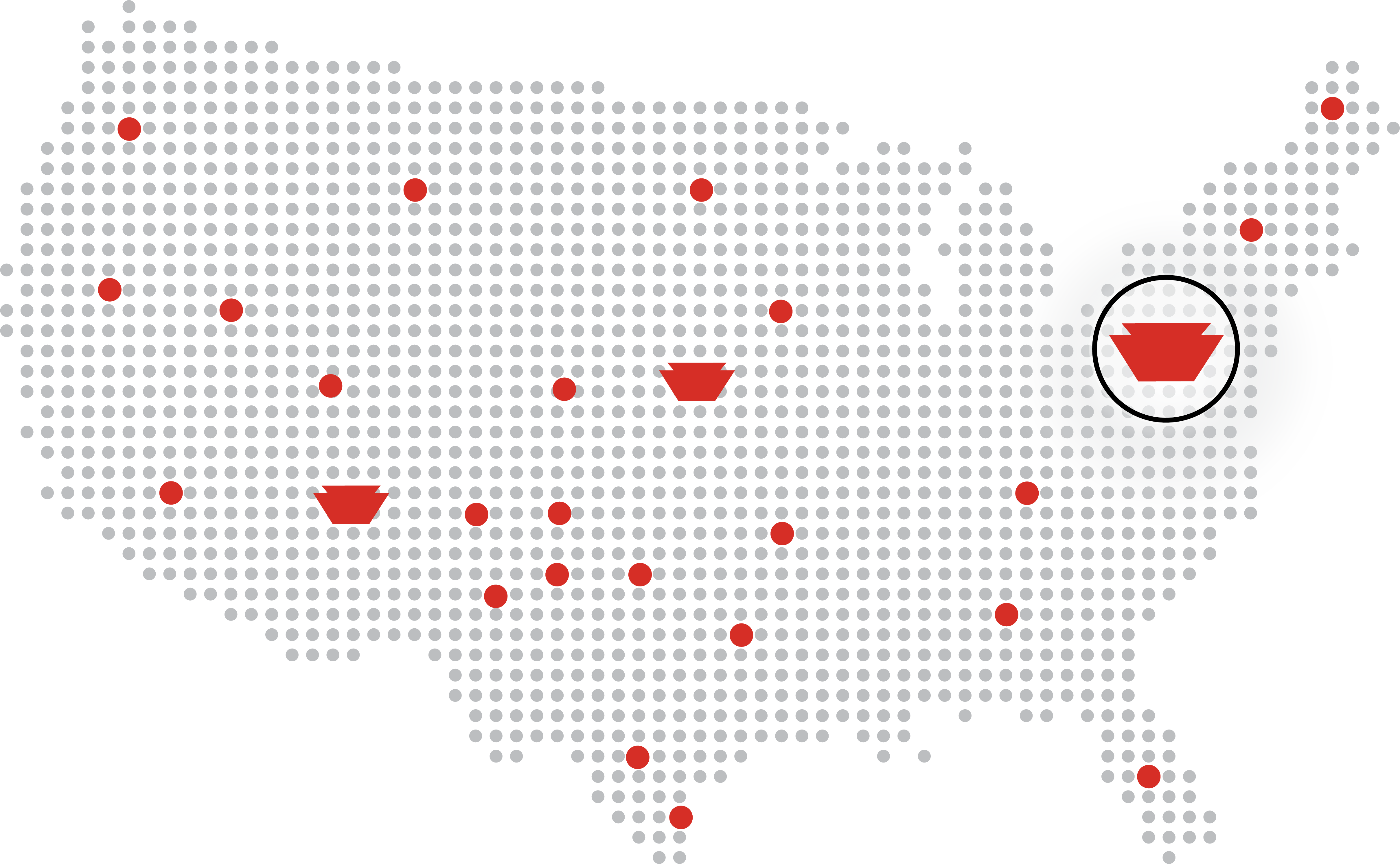 Keystone Map Where We Are