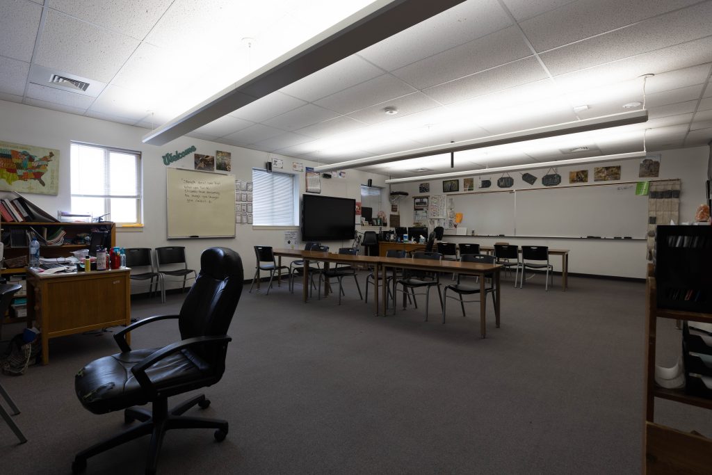 Snake River High School Classroom Before