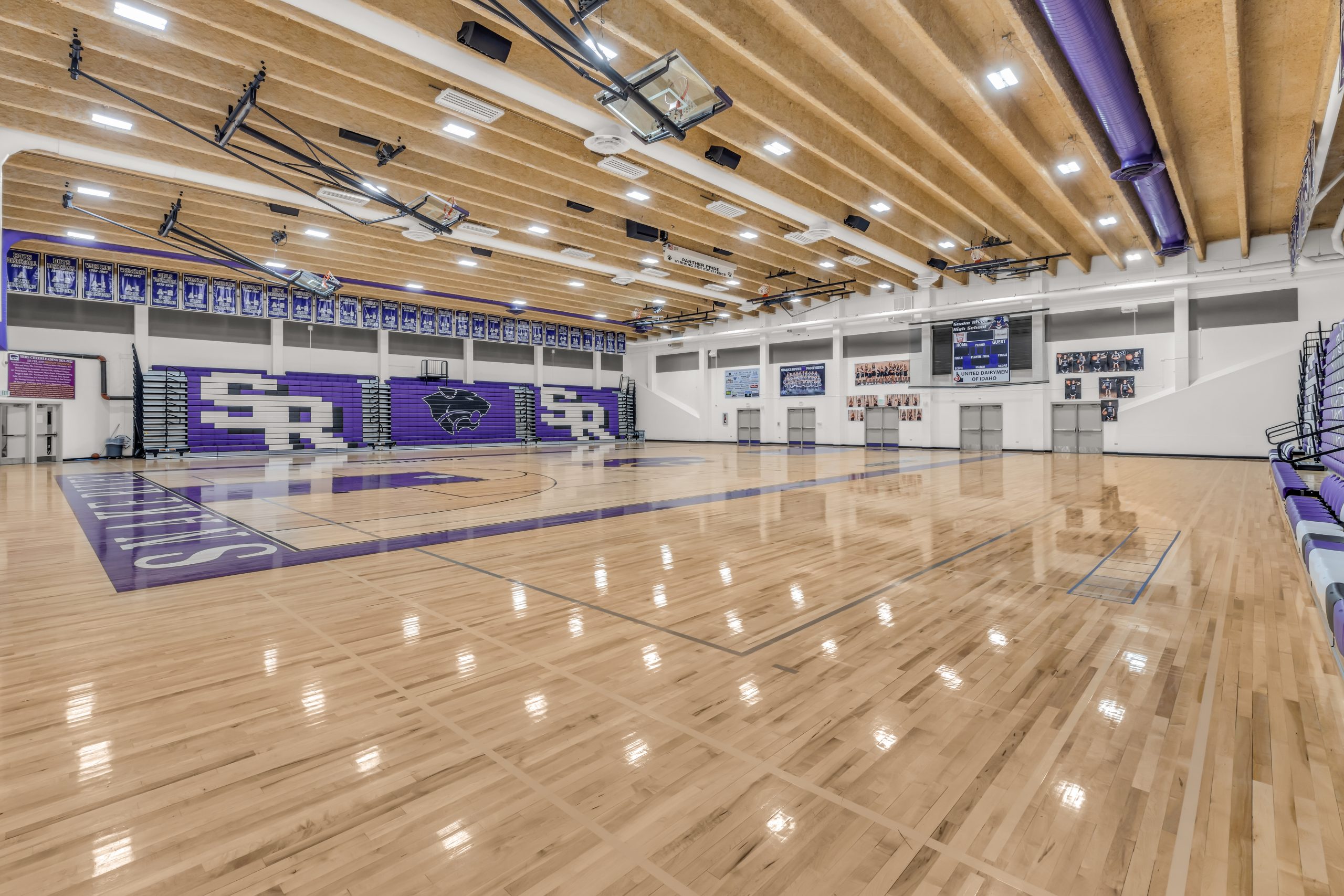 Snake River High School Gymnasium Lights