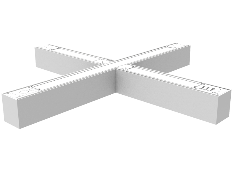 linear led pendant x shape