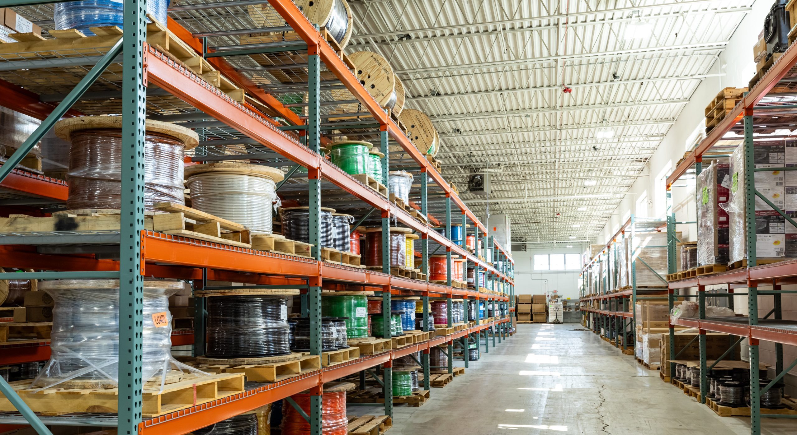 McDonald Associates Warehouse Aisle