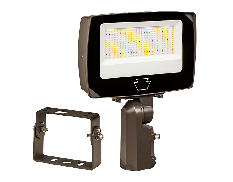 commercial led floodlights slipfitter and trunnion mounts