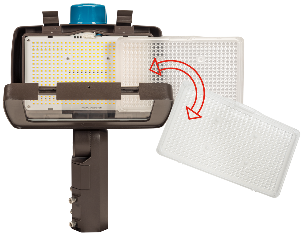 high power led floodlight with opticswap