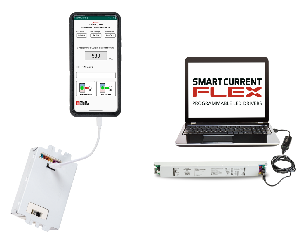 programmable led driver smartcurrent usb flex options