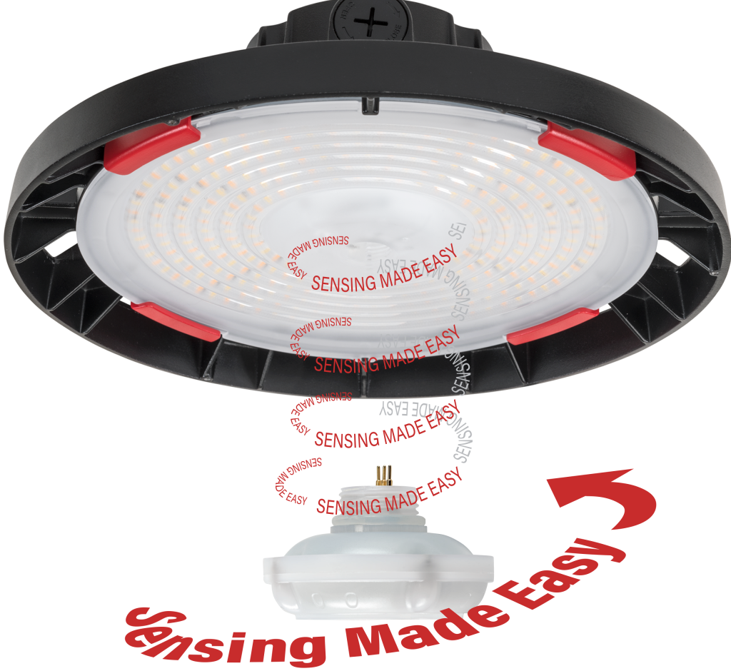 round ufo led high bay sensing made easy