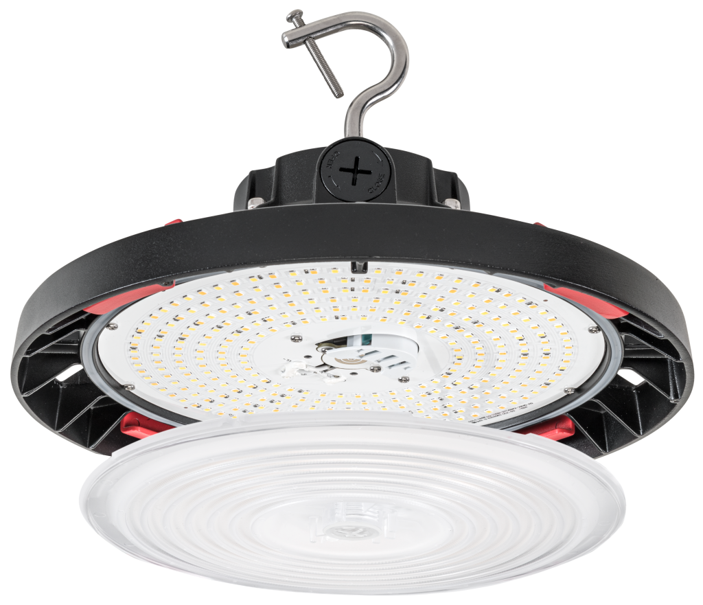 round ufo led high bay with opticswap