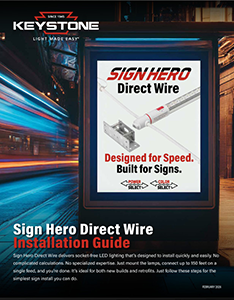 Sign Hero Direct Wire Installation Guide