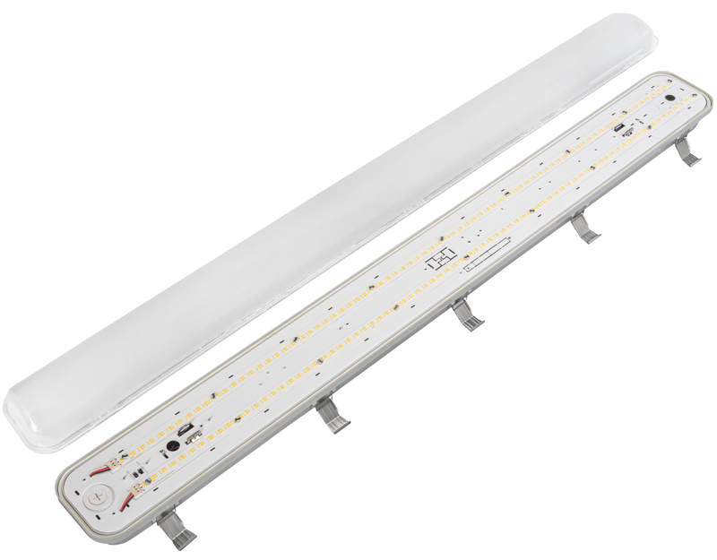 led vapor tight fixture open medium-width