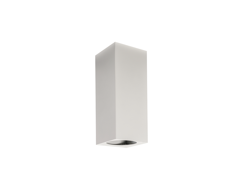 cylinder light fixture formfit shell front white