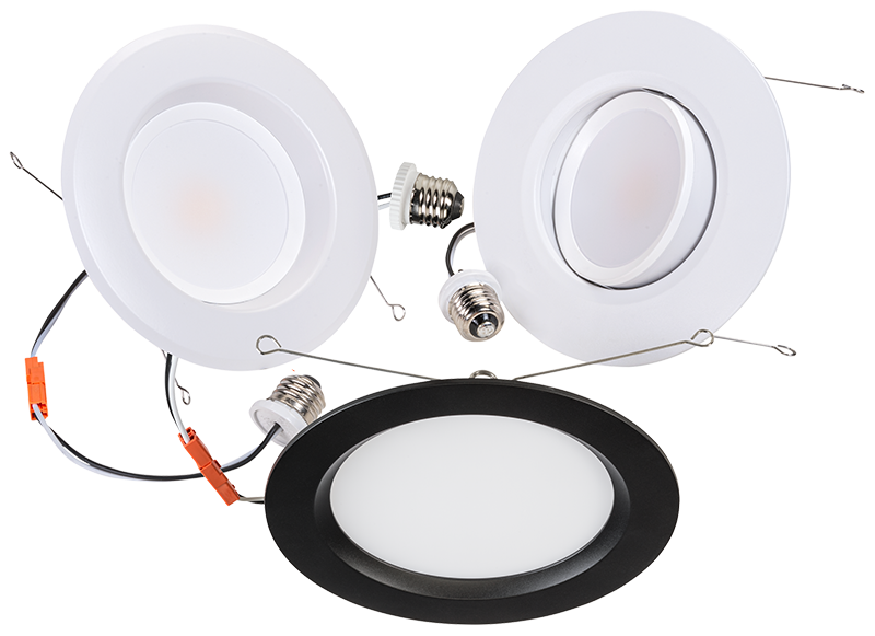 commercial canless lights retrofit trim downlights