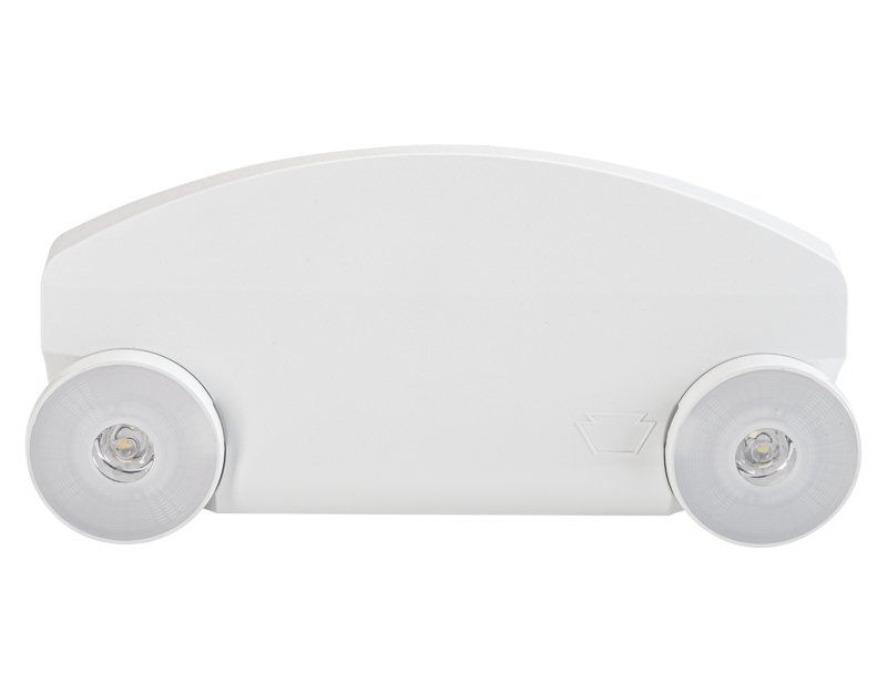 emergency light fixtures white round unit