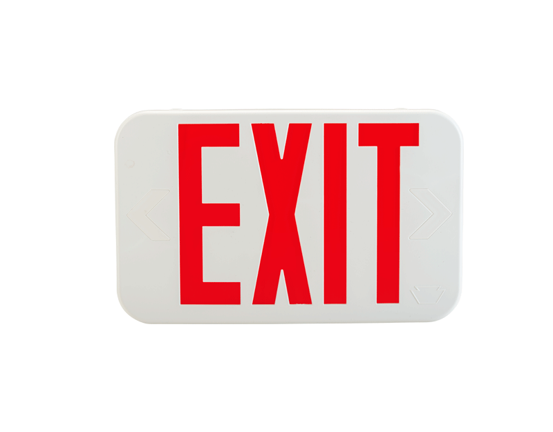 illuminated exit signs rear mount