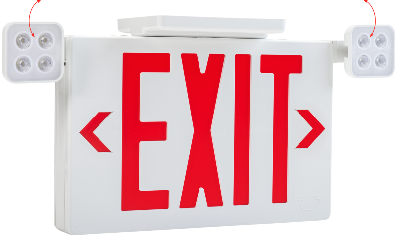 Exit Signs with Emergency Combo Lighting | Keystone Tech