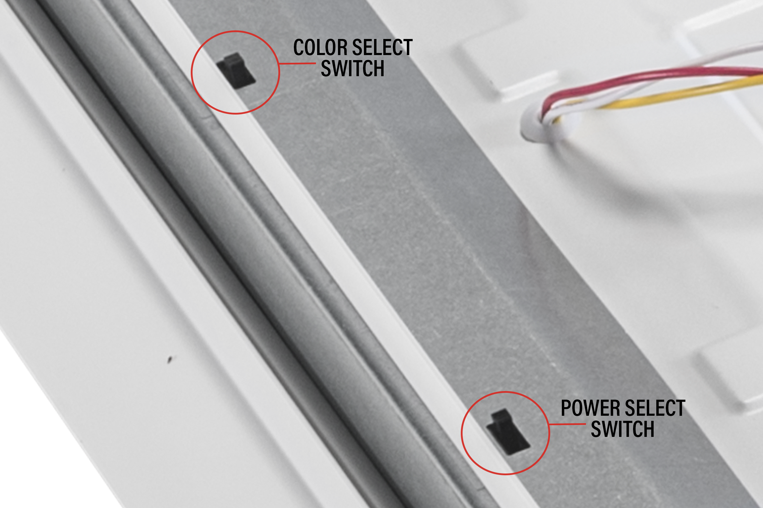 flat panel retrofit kit power color select