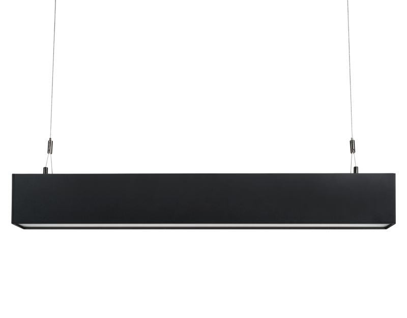 linear led pendant black