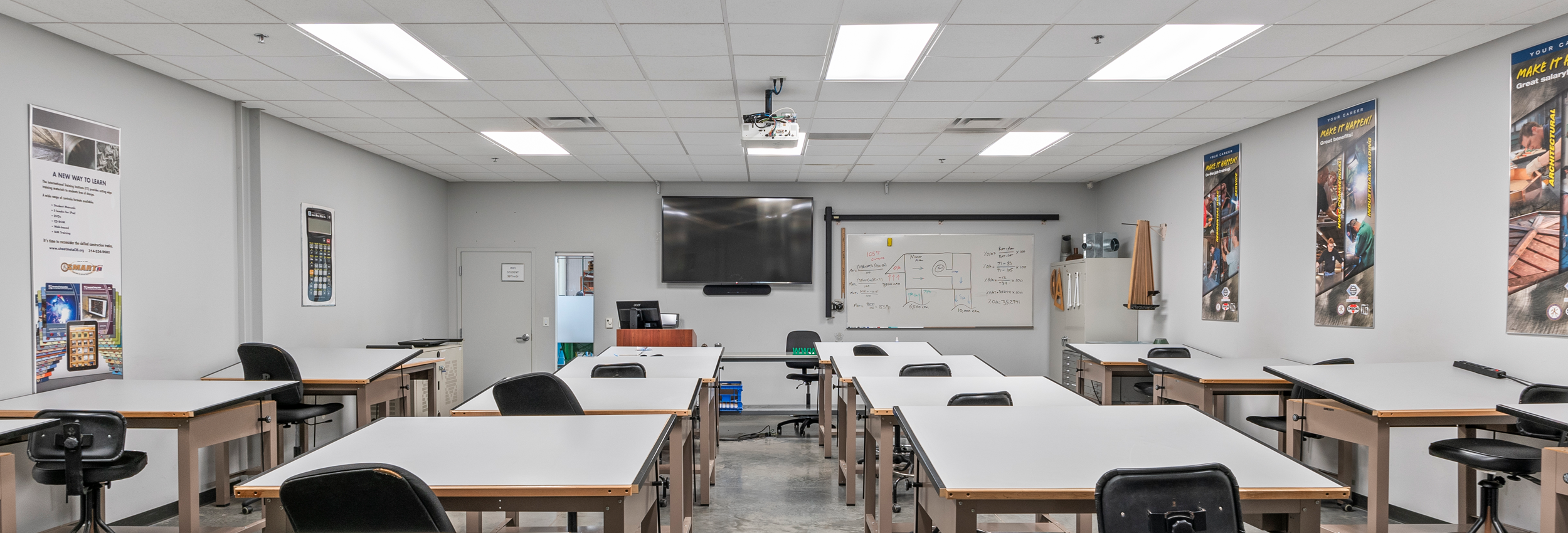 Lessons in School Lighting Sheet Metal Workers Classroom