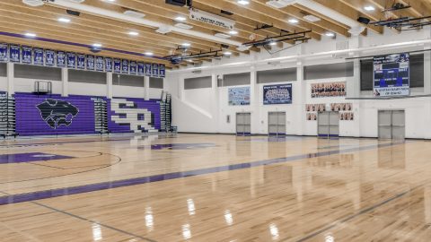 Snake River High School Gym After