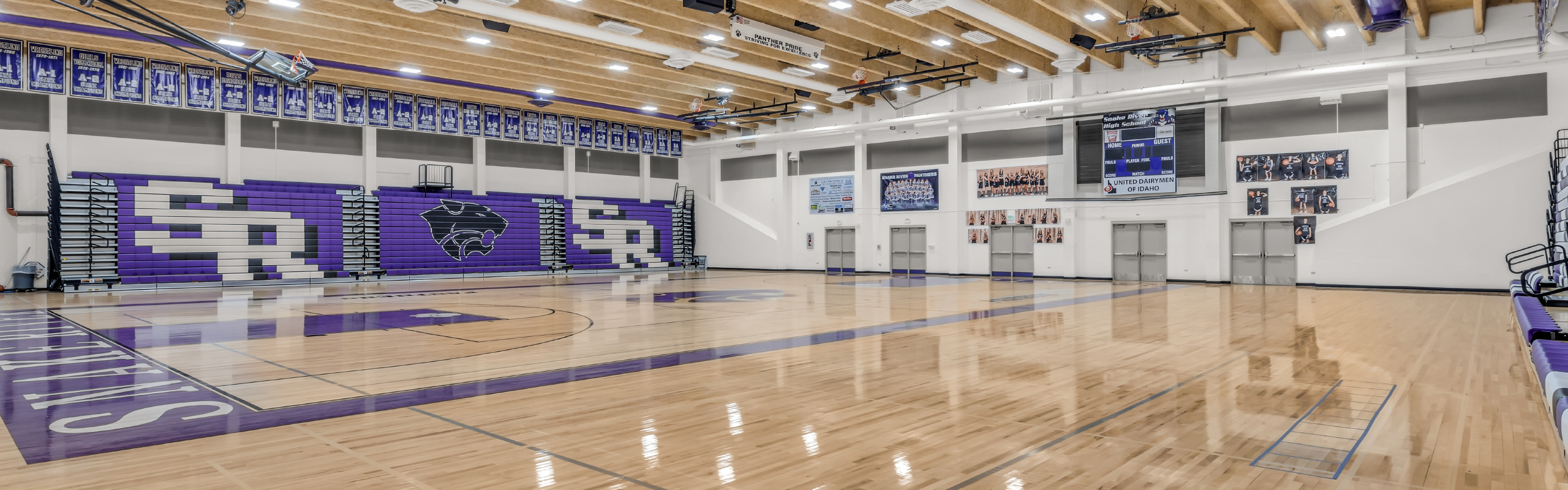 Snake River High School Gym After