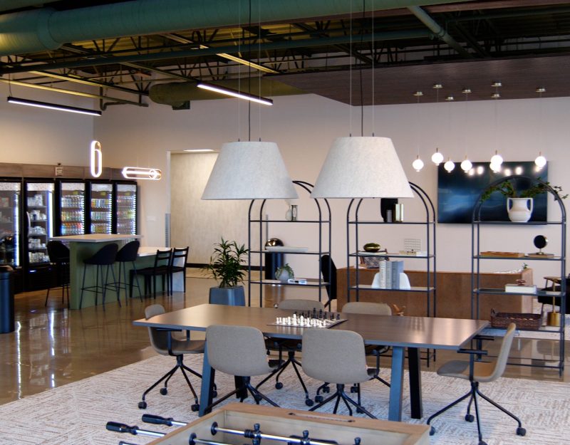 Zeller Two Concourse Social Hub with Linta Fixtures