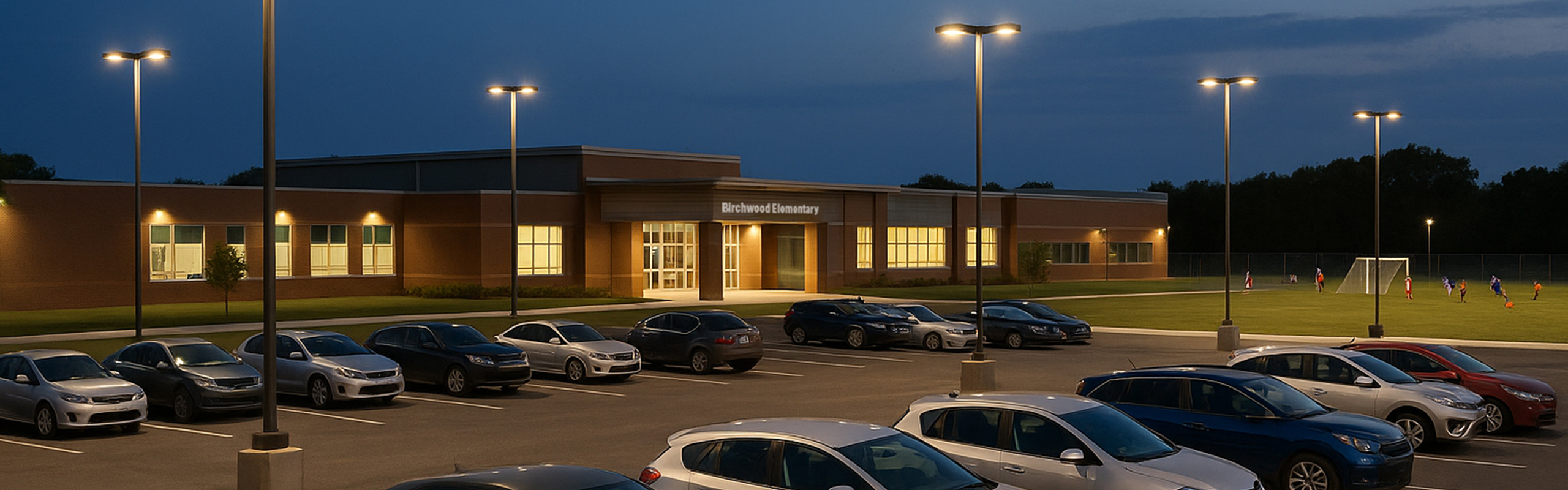 led lighting for schools parking lots