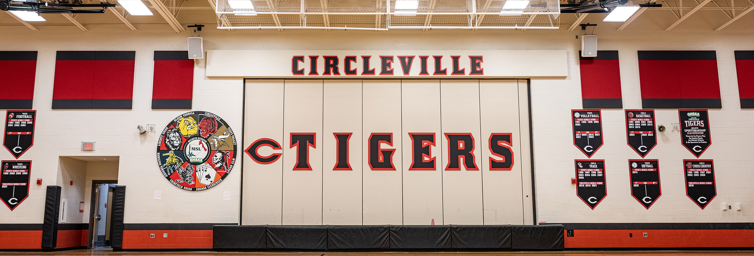 Gyms and Auditorium Lighting Circleville City Schools Gym