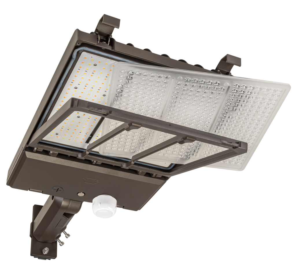 led area lighting fixtures sensor compatibility