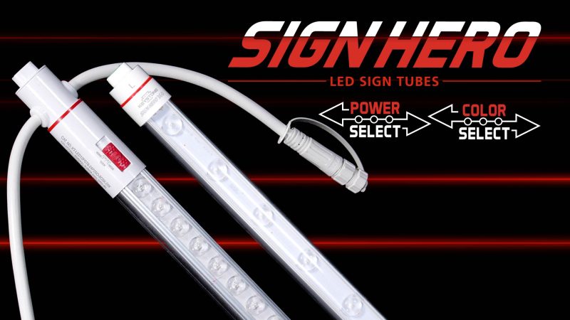 Keystone Sign Hero 360° LED Sign Tubes | Ballast Bypass