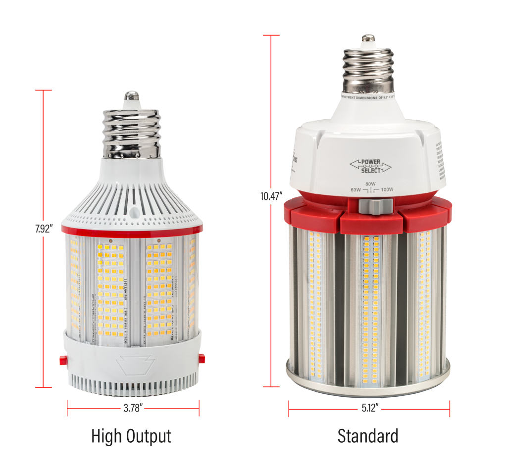 corn cob led bulbs smaller form factor